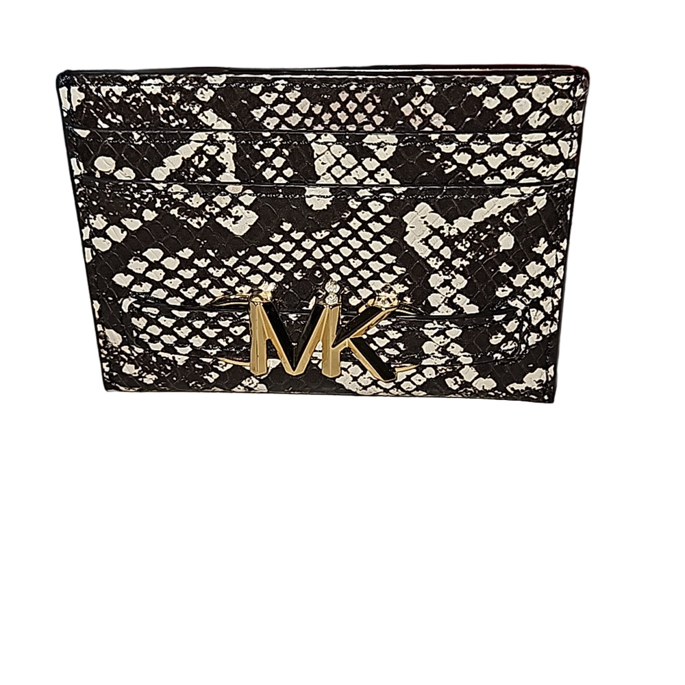 Michael Kors Snake Print LG card holder